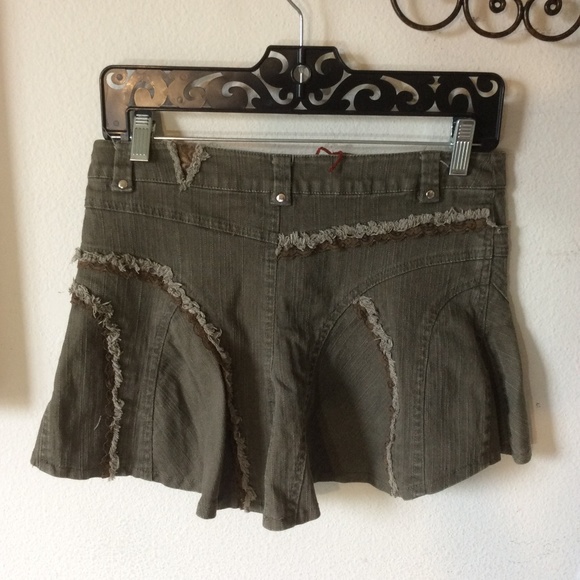 SOLD bacca bocca Army Green Rough edge lace Mini - Picture 8 of 8